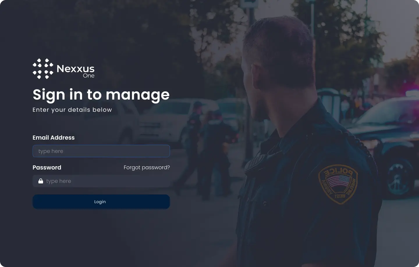Super Admin — Login